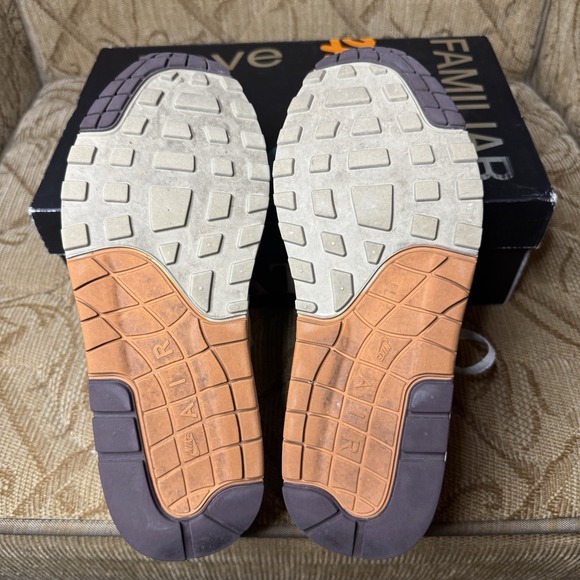 Size 7 - Nike Air Max 1 Patta Waves‎ Monarch Comes With Bracelet & Box! - Picture 7 of 12